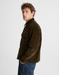 Zip-Front Jacket in Corduroy EXPEDITION GREEN