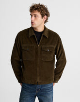 Zip-Front Jacket in Corduroy EXPEDITION GREEN