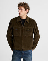 Zip-Front Jacket in Corduroy EXPEDITION GREEN