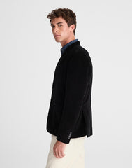 Unstructured Blazer in Corduroy WASHED BLACK