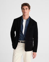 Unstructured Blazer in Corduroy WASHED BLACK