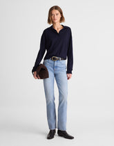 The Petite Longline Straight Jean RAEBROOK WASH