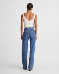 The Cleo Straight Jean in Petersburg Wash PETERSBURG WASH