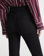 The Stretch Flare Jean BLACK RINSE WASH