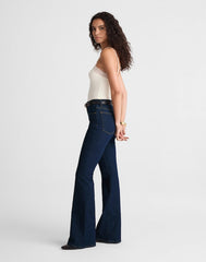 The Tall Stretch Flare Jean in Rinse Wash RINSE WASH