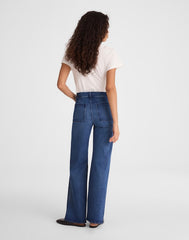 The Petite Emmy Wide-Leg Jean PELION WASH
