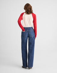 The Perfect Vintage Wide-Leg Jean in SoftDrape MOFFAT WASH