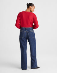 Curvy Low-Slung Baggy Jeans in McKinney Wash MCKINNEY WASH