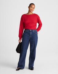 Curvy Low-Slung Baggy Jeans in McKinney Wash MCKINNEY WASH