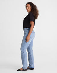 The Curvy Longline Straight Jean RAEBROOK WASH