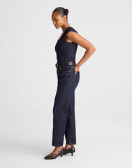 The Petite Curvy Dean Easy Straight Jean in SoftDrape FOUNDRY WASH