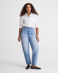 The Curvy Balloon Utility Jean RAEBROOK WASH