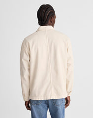 Shirt-Jacket in Uniform Twill IVORY