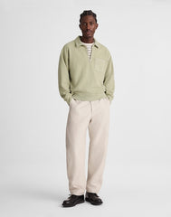 The McCarren Quarter-Zip Sweatshirt EARTHEN SAGE