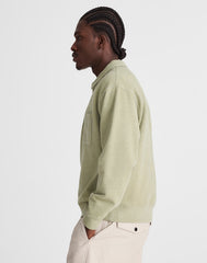 The McCarren Quarter-Zip Sweatshirt EARTHEN SAGE