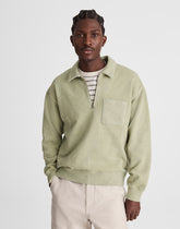 The McCarren Quarter-Zip Sweatshirt EARTHEN SAGE