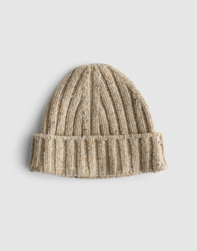 Ribbed Beanie OATMEAL