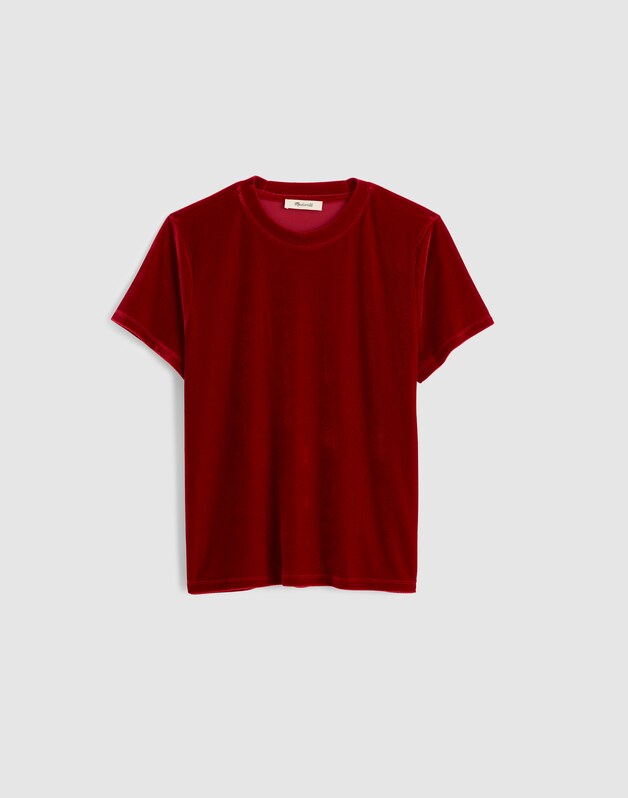The Relaxed Tee in Velvet RUBY