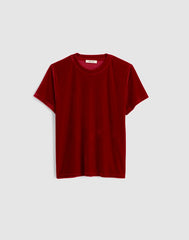 The Relaxed Tee in Velvet RUBY