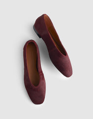 The Mylie Ballet Flat CABERNET
