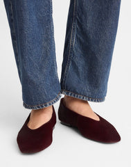 The Mylie Ballet Flat CABERNET