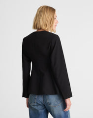 The Nolita Cutaway Blazer BLACK