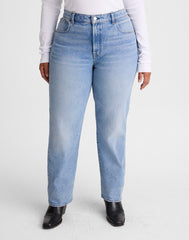 The Plus Longline Straight Jean RAEBROOK WASH
