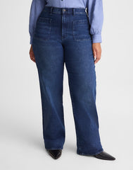 The Plus Emmett Wide-Leg Jean NIGHTHAWK WASH