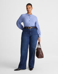 The Plus Emmett Wide-Leg Jean NIGHTHAWK WASH