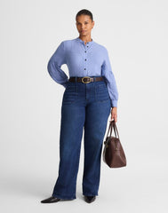 The Plus Emmett Wide-Leg Jean NIGHTHAWK WASH