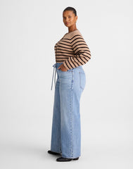 The Plus Ultimate Wide-Leg Jean in Airy Denim RAEBROOK WASH