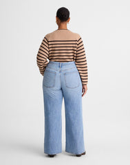 The Plus Ultimate Wide-Leg Jean in Airy Denim RAEBROOK WASH