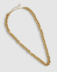 Chunky Oval Chain Necklace ANTIQUE GOLD