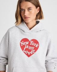 Alexa Chung for Madewell Tourist Hoodie NEW YORK IS MY LOVER