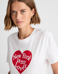 Alexa Chung for Madewell Tourist Tee WHITE