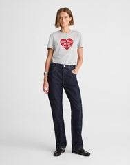 Alexa Chung for Madewell Tourist Tee AC NEW YORK IS MY LOVER GREY