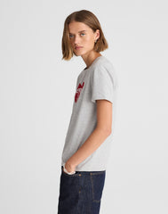 Alexa Chung for Madewell Tourist Tee AC NEW YORK IS MY LOVER GREY