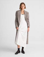 Alexa Chung for Madewell Courtney Satin Slip Dress IVORY