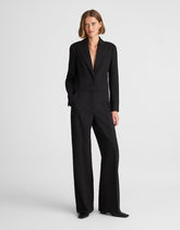 Alexa Chung for Madewell Tux Jumpsuit JET BLACK