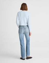 Alexa Chung for Madewell Franny Straight Jean in Oakwick Wash OAKWICK WASH