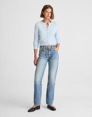 Alexa Chung for Madewell Franny Straight Jean in Oakwick Wash OAKWICK WASH