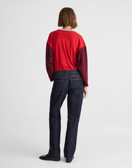 Alexa Chung for Madewell Slim Boyfriend Jean in Rinse Wash RINSE WASH