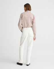 Alexa Chung for Madewell Slim Boyfriend Jean in Tile White TILE WHITE