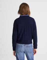 Crewneck Sweater in Cashmere DARK COSMOS