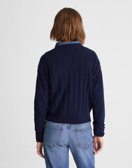 Crewneck Sweater in Cashmere DARK COSMOS