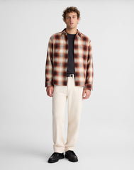 Button-Up Shirt in Midweight Flannel OMBRE PLAID