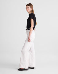 The Emmy Wide-Leg Jean in Tile White TILE WHITE