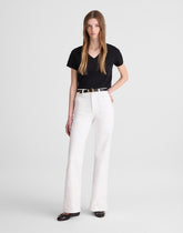 The Short Emmy Wide-Leg Jean in Tile White TILE WHITE