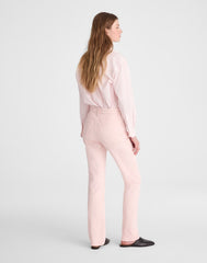 The Longline Straight Jean PALE PINK