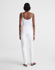 The Tall Longline Straight Jean in Tile White TILE WHITE